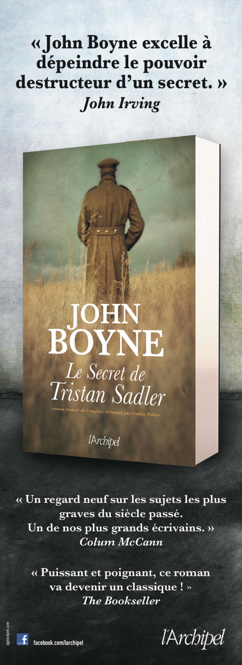 johnboyne_lesecretdetristansadler